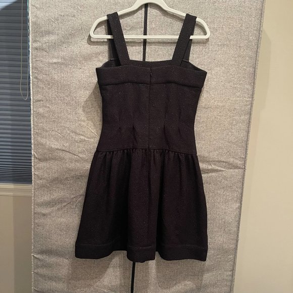 Chanel Tweed Mini Dress in Dark Gray / Black - Picture 8 of 16